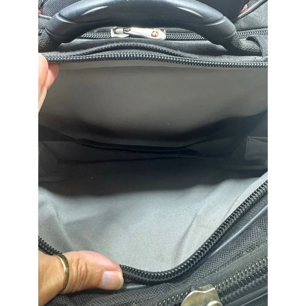 Swiss Gear Rolling Travel Laptop Wenger Business Luggage Bag Black Office